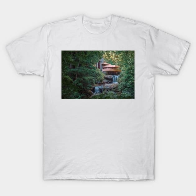 Fallingwater T-Shirt by jswolfphoto